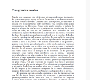 Portada de Tres grandes novelas